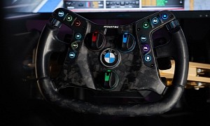 BMW Drops Steering Wheel Gamers Can Use Both in a Sim and a Real M4 GT3 Race Car