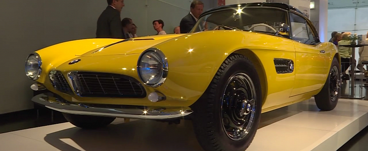 BMW 507 Roadster in Yellow