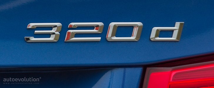 BMW 320d Badge