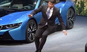 BMW CEO Harald Krueger Faints on Stage at Frankfurt Motor Show 2015 <span>· Video</span> , Live Photos