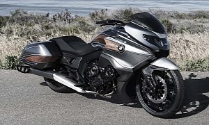 BMW Concept 101 Is a Wood-Trimmed Six-Cylinder Bagger of Lust