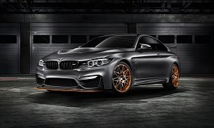 BMW Concept M4 GTS Makes World Debut at Pebble Beach with OLED Lighting