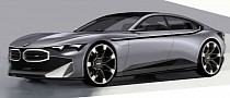 BMW Concept XM Morphs Into Yummy 4-Door Coupe to Give Audi's RS 7 a Hard Time
