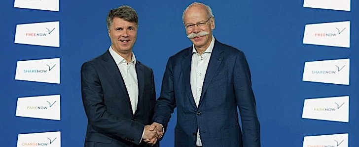 BMW and Daimler exec shake on spending 1 billion EUR to get things going