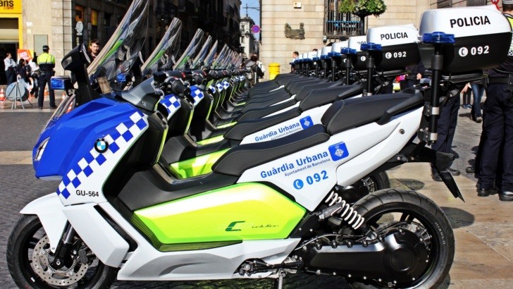 BMW C Evolution police scooters