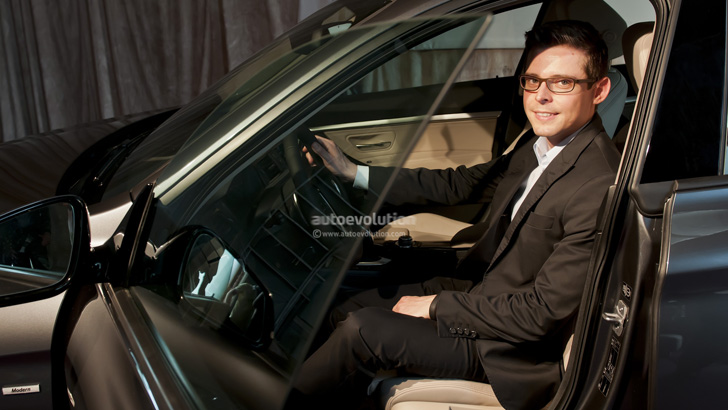 BMW Designer Daniel Mayerle in the 3 Series GT