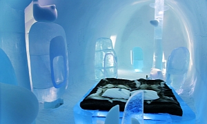 BMW DesigwerksUSA Creates Ice Hotel Suite in Lapland