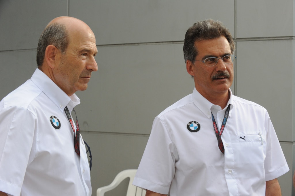 BMW Motorsport Director Mario Theissen and team's advisor Peter Sauber