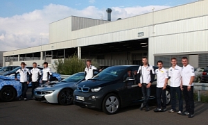 BMW DTM Drivers Go for a Ride in the i8
