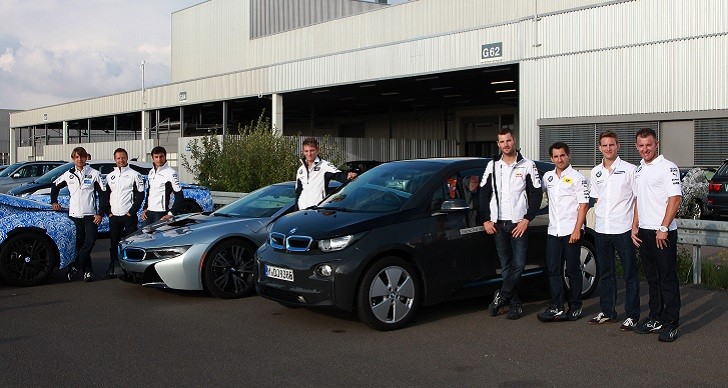 BMW DTM Drivers Go for a Ride in the i8