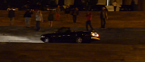 BMW E30 3 Series Convertible Goes Down the Rocky Steps