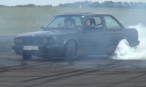 BMW E30 318is Shows You How to Go Through a Set of Tires in Minutes