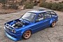 BMW E30 "Blue Bomb" Flexes American Muscle, M Badges Too