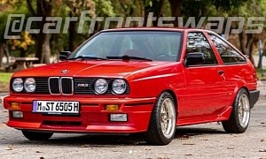BMW E30 Goes for Unexpected M3 Face Swap With Toyota AE86 in the Virtual World