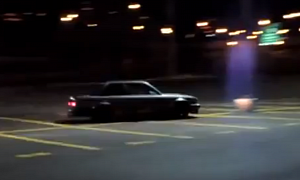 BMW E30 M3 Ends Up in a Pole