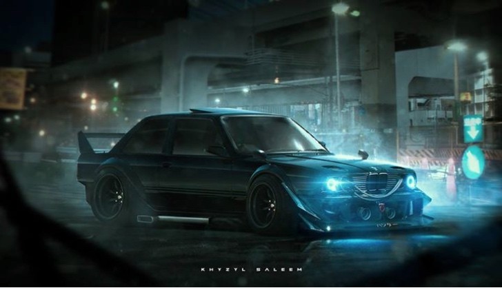 BMW E30 M3 rendering 