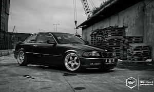 BMW E46 3 Series Coupe Rides at Ground Level