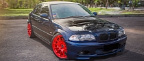 BMW E46 3 Series Hops on Red Shoes in Bali