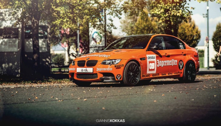 BMW E90 M3 in Jagermeister Livery 