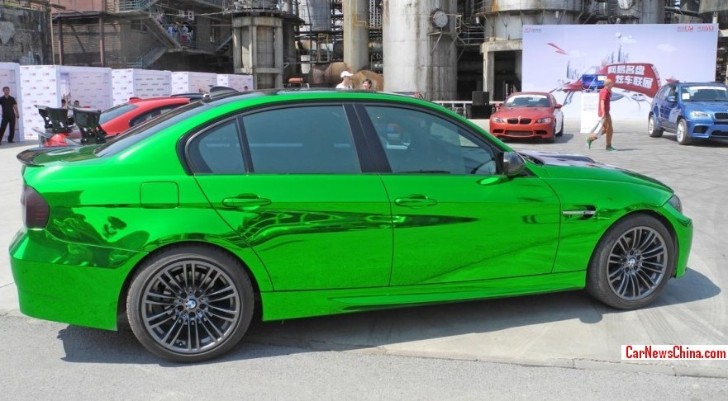 Chrome Green BMW M3