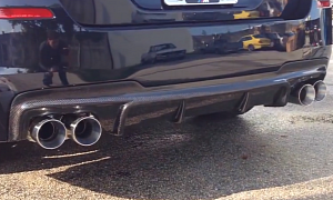 BMW F10 550i Sounds Mean with Active Autowerke Exhaust