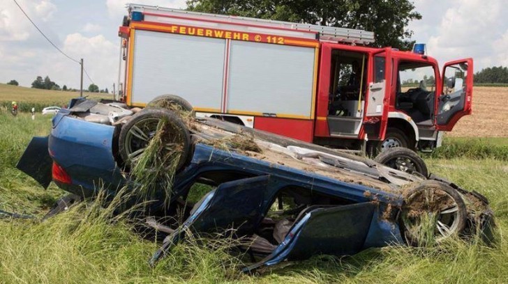 BMW F10 M5 Crash in Hungary