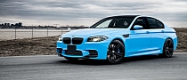 BMW F10 M5 in Olympic Blue by ReStyleIt
