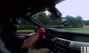BMW F10 M5 on Car and Driver's Lightning Lap