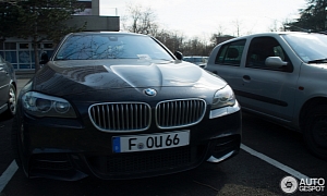BMW F10 M550d xDrive Spotted in Strasbourg