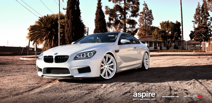 White on White BMW M6