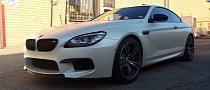 BMW F13 M6 Wrapped in Satin Pearl White