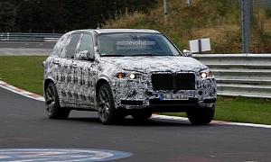 BMW F15 X5M Spotted on Track