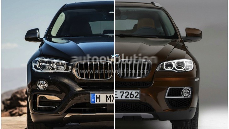 BMW F16 X6 vs E71 X6