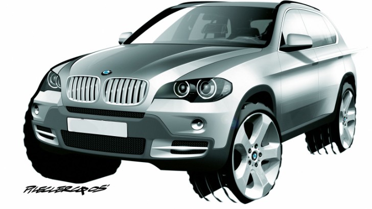 BMW X5 Sketch
