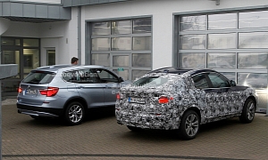 BMW F26 X4 vs F25 X3: Spy Photo Comparison