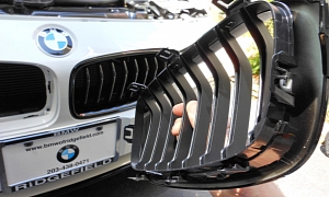 BMW F30 3 Series Kidney Grille Removal DIY