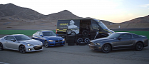 BMW F30 328i Gets Tested on Various Tires Against a Mustang and BRZ