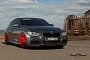BMW F30 335i Looks Lethal on Red Wheels
