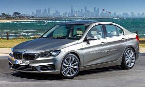 BMW F52 1 Series Sedan Rendered: Close to the Real Deal