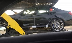 BMW F80 M3 Competition Package Spotted by Accident on a Trailer