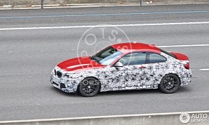 BMW F87 M2 Prototypes Spotted Testing on Public Roads