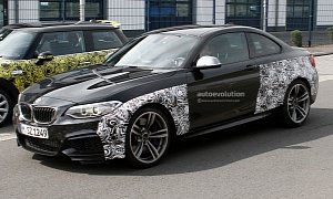 BMW F87 M2 Spied Up Close on the Green Hell