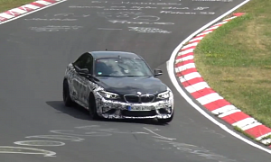 BMW F87 M2 Spotted on the Nurburgring, Tested to the Limit