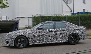 BMW F90 M5 Spied, Reveals Headlights and Taillights