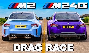 BMW Family Feud: M240i Drag Races M2 With Very Surprising Results