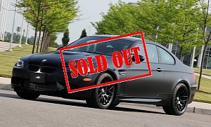 BMW Frozen Black M3 Coupe Sells Out Within Minutes