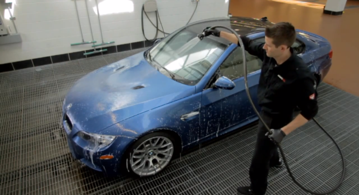 How to Wash a Frozen BMW