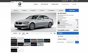 BMW G30 5 Series Configurator Goes Online For U.S. Model