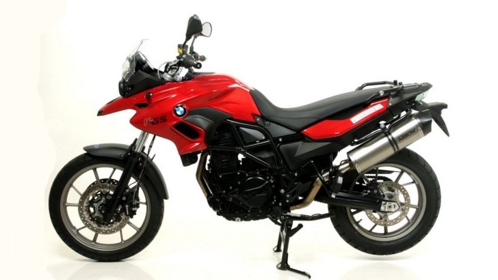 Arrow exhausts for BMW G650GS Sertao and F700GS