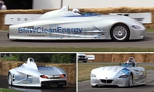 BMW H2R Record Car Comes Out of Storage To Showcase Hydrogen-Powered V12